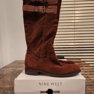 Nine West Tall Brown Boots Sz. 10